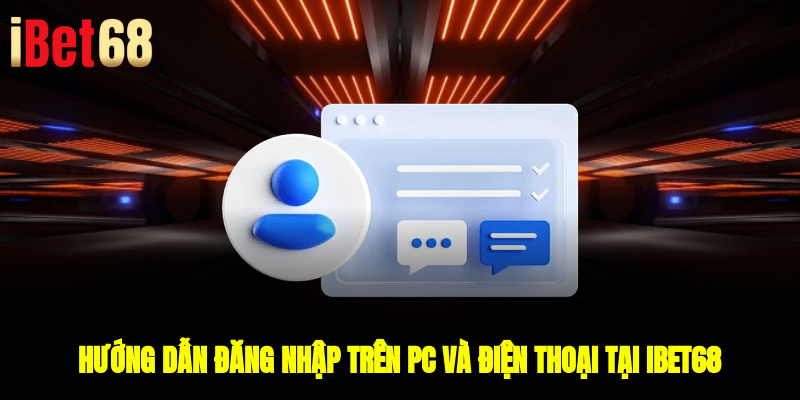 Hướng dẫn đăng nhập trên PC và điện thoại tại IBET68